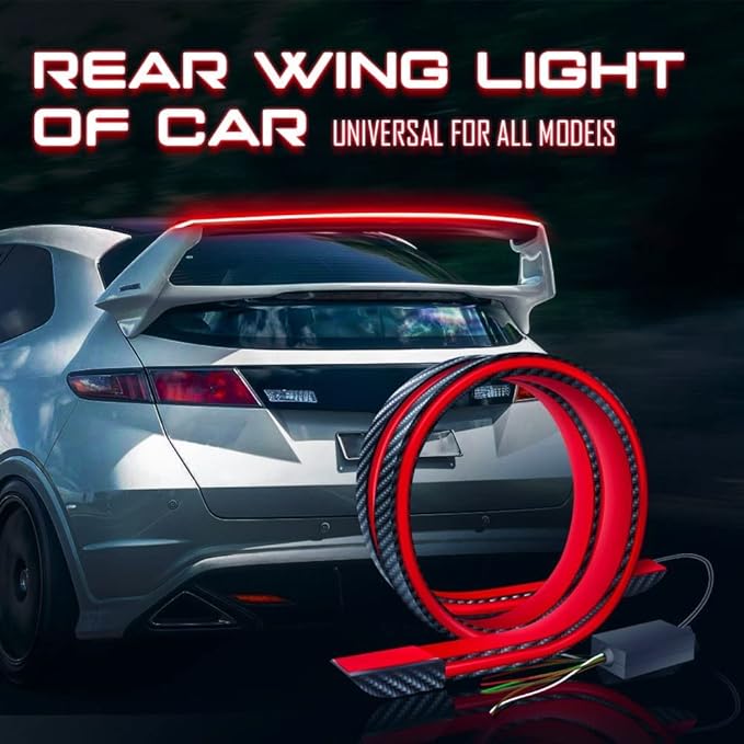 Universal Rear Spoiler LED Strip Multifunctional with Turning Signal