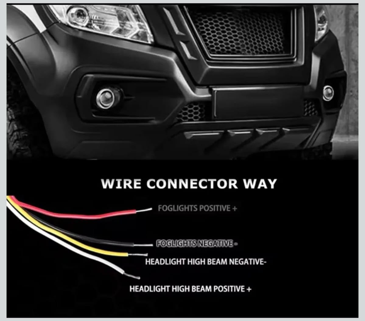 IPH M617 3 Inch Bi Xenon Universal 12-24V Hi-Low Beam Led Fog Lamp With Tri-Color Bi Led Fog Lights 5000K 5500K Fog Projector Lens