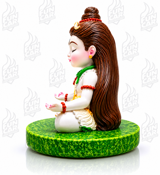 Baal Shiva Meditating Dashboard Moorti/Idol