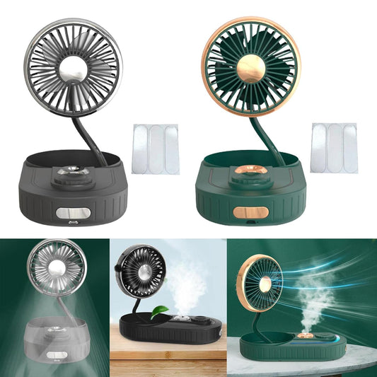 Portable Humidifier Fan | Silicon Hose | Perfect for Hot and Humid Weather | Suitable for Car, Home, Office Etc |&nbsp;