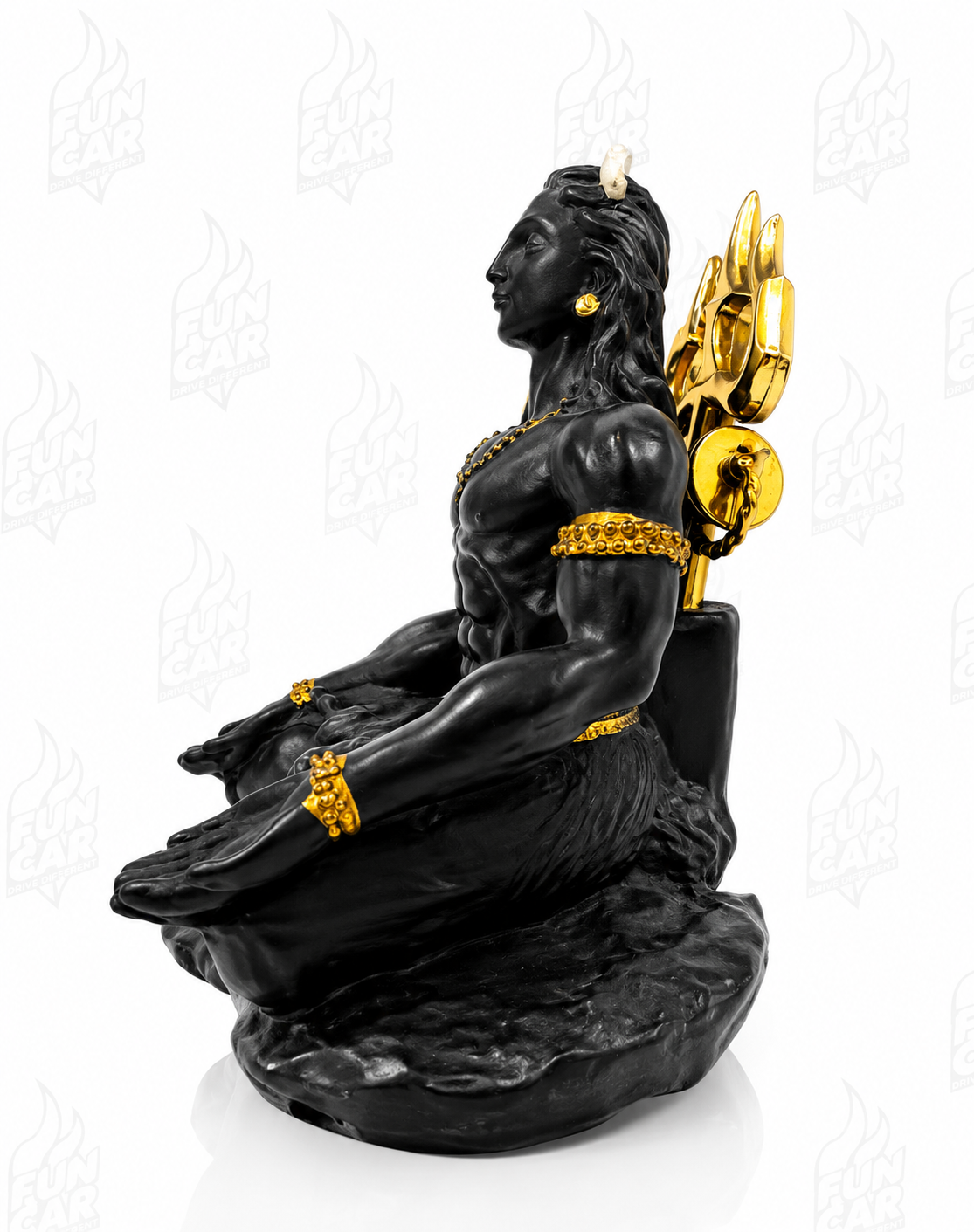 Golden Trishul Shiva Moorti/Idol